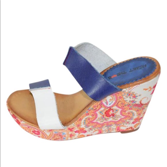 NWT boho Paisley platforms - Five star seller - Picture 1 of 8
